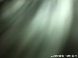 Horny man deep fucks furry animal in closeup XXX perversions